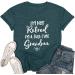 I'm Not Retired, I'm a Full-time Grandma T-Shirt - Funny Mothers Gift - Wine, XL - Buy Online on GoSupps.com