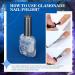 Glamonade Crystal Light Silver Non-Toxic Nail Polish - Glossy & Trendy DIY Nail Art Manicure - Buy Online on GoSupps.com