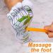 SATINIOR Acupressure Reflexology Socks - 2 Pairs for Men and Women | Foot Massage Tool | Relieve Tired Feet | Five Toe Separate Design | White, Light Blue, Green, Yellow - Buy Online on GoSupps.com