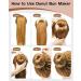 Lictin Hair Bun Maker Set with Invisible Hair Nets, Donut Bun Maker, Hair Elastic Bands, and U Shaped Hair Pins - Buy Online on GoSupps.com