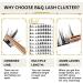 72pc D Curl Natural Eyelash Cluster Extensions | Soft & Fluffy DIY Lash Clusters - B&Q Cluster Lashes - Buy Online on GoSupps.com