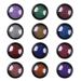 Nail Brush For Gel 12 Colors Nail Effect Powder Rainbow Manicure Paint For Applicator Sticks And Hand Polish Nail Pot Powder Nail Grinder Foot (Blue One Size) One Size Blue