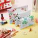 50 Pieces Frienda Sublimation Blank Canvas Makeup Bags - DIY Heat Transfer Cosmetic Pouches with Zipper (White 7 x 4.3 Inch) - Buy Online on GoSupps.com