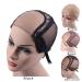 4X4 Swiss Lace U-Part Wig Cap with Adjustable Straps | Black M(54cm) - Glueless Hairnets - Buy Online on GoSupps.com