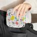 Hand Drawn Animals World-01 Period Bag | Portable Sanitary Napkin Storage Pouch for Teen Girls | Feminine Product Organizer in Multicoloured 16 - Buy Online on GoSupps.com