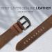 EDIMENS Vintage Genuine Leather Band for Apple Watch 42mm/44mm/45mm - Retro Walnut - Buy Online on GoSupps.com