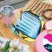 Javenproeqt Women's Bandages Storage Bag Portable Menstrual Pad & Tampon Holder with Watercolor Lemon Patterns Stylish & Functional for School & Office - Buy Online on GoSupps.com