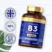 Vitamin B3 Nicotinamide 500mg | 180 Vegan Tablets | High Strength Niacin as Nicotinamide | Suitable for Vegetarians and Vegans | No Artificial Preservatives | by Carlyle - Buy Online on GoSupps.com