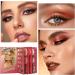 Ensemble Complet De Maquillage Pour Le Visage Shimmer Portable Longue Dur e Ensemble De Surligneur De Fard Paupi res | Palette Multifonctionnelle De 6 Pages Pour La Sc ne Les Rendez-vous Les Vo - Buy Online on GoSupps.com
