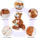 COOKY.D Baby Hooded Rompers Flannel Jumpsuit Pajamas - 3-6 Months (Brown) - Buy Online on GoSupps.com