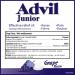 Junior Strength Advil Dye Free Chewable Tablets Grape Flavour 40 Count - Buy Online on GoSupps.com