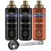Ghirardelli Sauce Squeeze Bottles 2-16 oz Chocolate 1-16 oz Caramel (Pack of 3) with Ghirardelli Stamped Barista Spoon