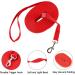 High-Quality 15m Red Track Line for Dogs | Durable Nylon Leash with D-Carabiner & Grip Cushion | Ideal for Training Large & Small Dogs - Buy Online on GoSupps.com