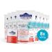 Salhouse Original Totes Sea Therapy Bathroom Salz joint and muscle welfare |8 -person advantage pack |8x 400 g + 20 ml special bath additive |Ideal for muscle tension |Intensive deep heat regeneration