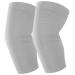 WLLHYF Elbow Compression Sleeves Men Women Arm Protector Pads Breathable Sports Bicep Knee Wraps Support Best Brace Splint for Tennis Golfers Fitness Volleyball Weight Loss(Grey) Gray