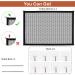 Malydyox Mesh Dog Gate for Stairs and Doorways | Portable Safety Fence with Stainless Steel Pole | 43'' X 29 - Buy Online on GoSupps.com
