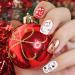 Christmas Nail Stickers Nail Decals 9 Sheet Nails Art Stickers Self Adhesive 3D Snowflake Nail Stickers for Women Merry Christmas Nail Art Supplies - Buy Online on GoSupps.com