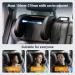 Buy Aidodo Adjustable Neck Pillow Car Headrest for Children - Leather Side Support with Telescopic Rod & Sliding Clips - Comfortable Travel Accessory - Buy Online on GoSupps.com