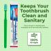 ORTHOREADYBRUSH - Prepasted Reusable Toothbrush | Soft V Trim Bristles | Fresh Mint Flavor | Ideal for Clean Teeth & Braces | Blue | 144 Pack - Buy Online on GoSupps.com