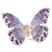 Large Jaw Clips Butterfly Hair Claw  Purple PurpleAB