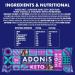 Adonis Keto Hazelnut Crunch & Cacao Protein Bar 45g - Buy Online on GoSupps.com