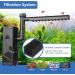 Hygger Aquarium Internal Filter 220L/H - 3W Turtle Filter with Adjustable Flow & Ceramic Filter Balls for 20-40L Aquariums - Buy Online on GoSupps.com