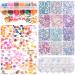 3840 Piece Nail Art Stones Set | Butterfly & Glitter Nail Decoration | International Shipping - Buy Online on GoSupps.com