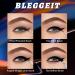BLEGGEIT Eyeliner Brush Set - 5 Firm Flat Eye Liner Makeup Brushes for Precision Blending and Brow Definition - Buy Online on GoSupps.com