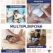 EZGOODZ Non Stick Gauze Pads 4x4 (100 Pack) - White Medical Wound Dressing Rayon/Poly Blend Non Adherent 4-Ply for Hospitals & Clinics - Buy Online on GoSupps.com