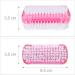 Relaxdays Nail Brush Set of 8 - Double-Sided Hand Brush with Hard Bristles - Pink - Perfect for Home & Travel - Buy Online on GoSupps.com