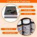 Extra-Large Pill Bottle Organizer & Medicine Bag | Modular Travel Organizer for Medications & Vitamins - Dark Gray (Locking) - XL 1 Compartment Storage - Buy Online on GoSupps.com