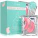 Soapy Skincare Collagen Eye Candy Anti-Aging Eye Masks (Set of 20) - Under-Eye Gel Pads for Dark Circles and Puffiness - Hyaluronic Acid Vitamin C Aloe Vera - Anti-Wrinkle Brightening Patches Pink