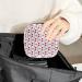 Stylish Women's Portable Period Kit | Bonds Storage Pockets - Hot Watercolor Pink Flower & Cherry Pattern - Buy Online on GoSupps.com