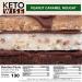 Keto Wise Fat Bombs | Chocolate with MCT Oil | Low Fat, Low Carb Snack | 7g Fat, 2g Net Carbs | Peanut Caramel Nougat | Pack of 16 - Buy Online on GoSupps.com