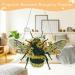 Sonsage Christmas Bee Diamond Painting Kit - Special Shaped Crystal Wreath Ornaments for Home Decor - Buy Online on GoSupps.com