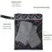 RUVALINO Wet Dry Bag Reusable Baby Diaper Accessory with Two Compartments for Cloth Diapers, Toys, Swimsuits, and More Large Capacity, Waterproof and Stylish (Black) - Buy Online on GoSupps.com