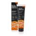 Ecodenta - Orange Charcoal Toothpaste Fluoride Free - Whitening Toothpaste Charcoal - Natural Toothpaste Flavor - Black Activated Charcoal Toothpaste - Stain Removing Toothpaste for Smokers - 100ml 100 ml (Pack of 1) Black Orange