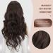 Fine Long Wavy Medium Brown Lace Front Wig | 65cm Natural Synthetic Hair Waves for Women - Buy Online on GoSupps.com