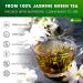 Lavendium CA Premium 30 JasmineGreen Tea Bags 100% Natural & Pure from Jasmine Green Tea. Jasmine Green Herbal Tea. Made with Natural Material Tea Bags. No Sugar No Gluten Vegan. - Buy Online on GoSupps.com