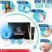 Aquahomegroup Teeth Whitening Kit with LED Light - Snow Teeth Whitener Set | Carbamide Peroxide Gel Syringes - Charcoal Toothpaste & Brushes - All-in-One Tooth Whitening System | 18 Piece Set - Buy Online on GoSupps.com