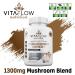 VITAFLOW 10 Mushroom Remedy- 60 Capsules with Lion's Mane, Reishi, Shiitake - Brain Boosting Immune Support - Buy Online on GoSupps.com
