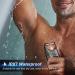 Kibiy Electric Body Trimmer for Men - Groin Hair Groomer with Lighting Mirror | IPX7 Waterproof, USB Rechargeable - Gray - Buy Online on GoSupps.com
