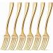 80 Count Plastic Mini Gold Tasting Forks - Perfect for Appetizers, Desserts, and Cocktails - Posh Setting Gold Forks (4 inch) - Buy Online on GoSupps.com