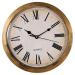 HOMSFOU 2pcs Retro Wall Clock Safety Wall Clock Storage Wall Clock Wall Hanging Clock Household Goldenx2pcs 25*7cmx2pcs