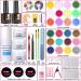 Professional Acrylic Nail Kit with Colorful Acrylic Powder and Liquid Monomer Set - Buy Online on GoSupps.com