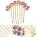 Beaupretty Hair Jewelry Hair Accessories for Women Bridal Hair Accessories Wedding Hair Accessories Decorative Hair Comb Wedding Hair Combs Bridal Hair Comb The Flowers Hair up Alloy Bride Pink - Buy Online on GoSupps.com