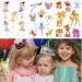 Konsait 180pcs Glitter Tattoos for Kids - Fairy, Princess, Butterfly & Animal Designs | Temporary Tattoo Stickers for Girls Birthday Party Favors - Buy Online on GoSupps.com
