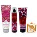 Bath & Body Works Strawberry Pound Cake - Moisturizing Body Wash Fine Fragrance Mist and Ultimate Hydration Body Cream - with a Peach Gardenia Bar Soap