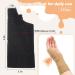 Large Black Nude Thumb Compression Arthritis Gloves with Gel Splint - Wrist Support Brace for Pain Relief (4 Pack) - Buy Online on GoSupps.com