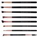 Oscar Charles 8-Piece Professional Eye Makeup Brush Set - Rose Gold - Buy Online on GoSupps.com